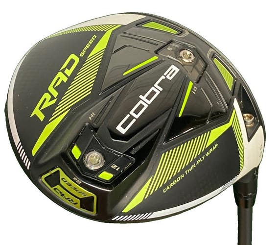 Cobra King Radspeed Driver 9* RH 60g HZRDUS Smoke 5.5 Firm Graphite 45" HC Sweet