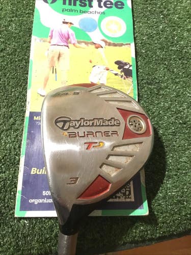 Taylormade Left Handed Burner TP 14.5* 3 Wood Stiff TP REAX 75g Graphite (43)