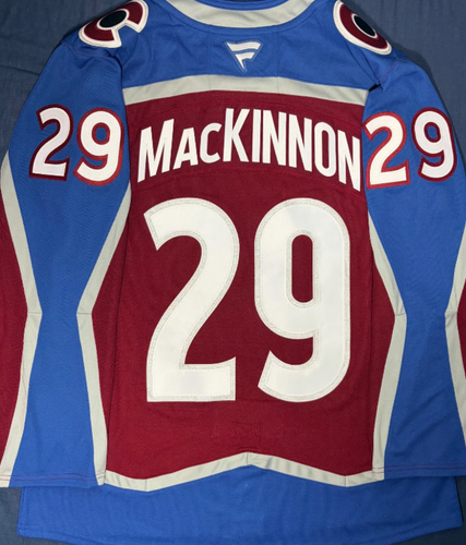 Nathan MacKinnon Colorado Avalanche Fanatics Premium Home Jersey Size: 52