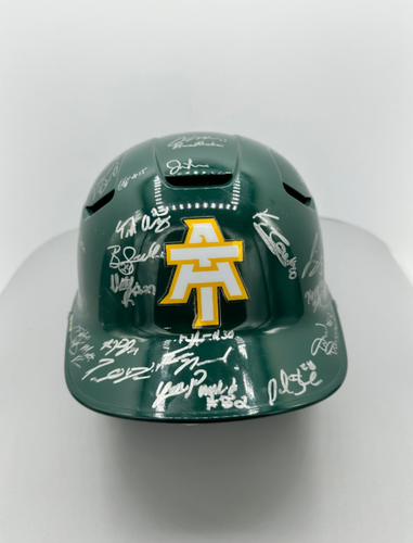 Arkansas Tech Athletics Easton Baseball Helmet Green - Team Signatures