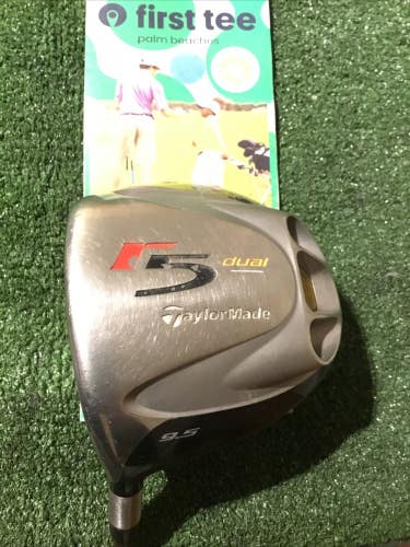 Taylormade Left Handed R5 Dual Type D 9.5* Driver Stiff Aldila NV 65 Graphite LH