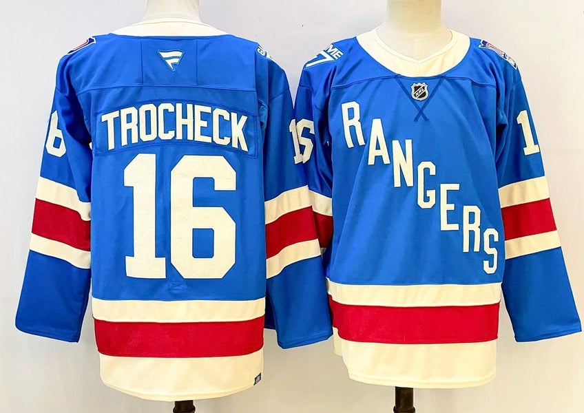 Men's New York Rangers Vincent Trocheck 16 Stitched Jersey