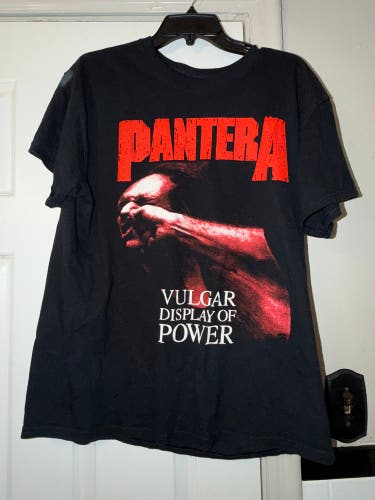 Pantera Vulgar Display Of Power Graphic Band T Shirt Men’s Size Large Used