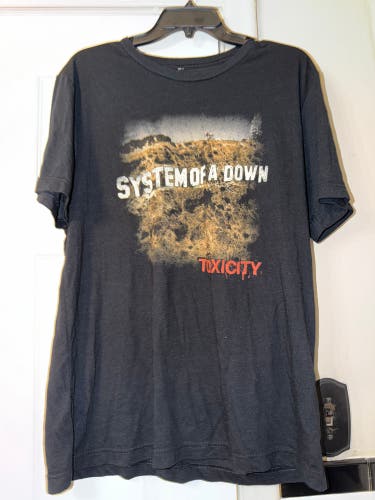 System Of A Down Toxicity Album Graphic Band T Shirt SOAD Tee Men’s Size Large