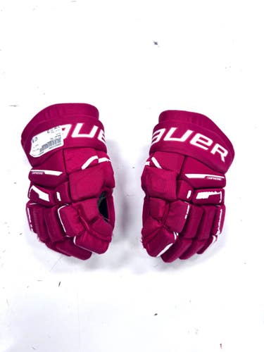 Used Bauer M3 Junior Gloves Red 11" 11860-S000313304