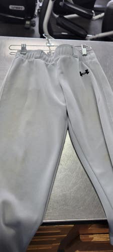 Used Under Armour YOUTH MEDIUM BB/SB Pant Boys Grey MD 11497-S000160241