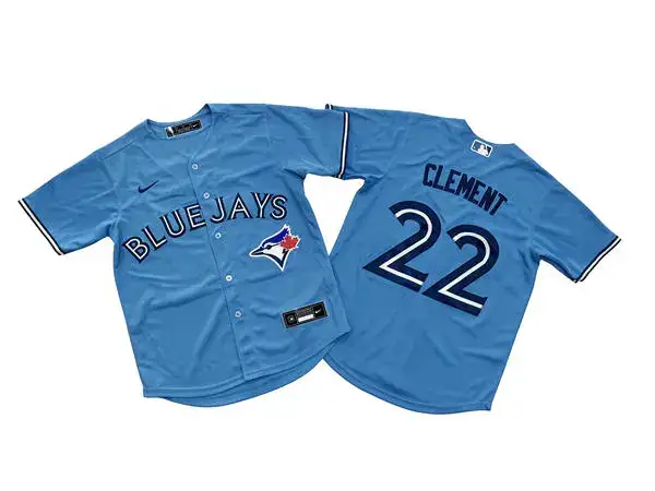 Toronto Blue Jays Baby Blue 50th Patch Clement Jersey