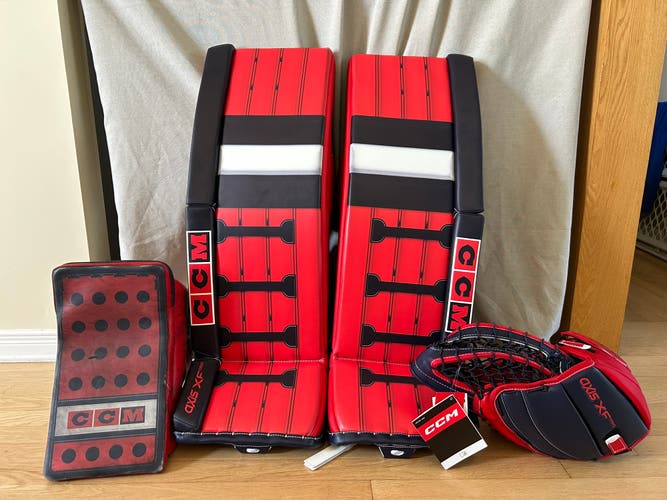 34" CCM Axis XF Pro Regular Goalie Full Set Pro Stock (New)