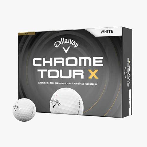 Callaway 2026 Chrome Tour X Golf Balls - White
