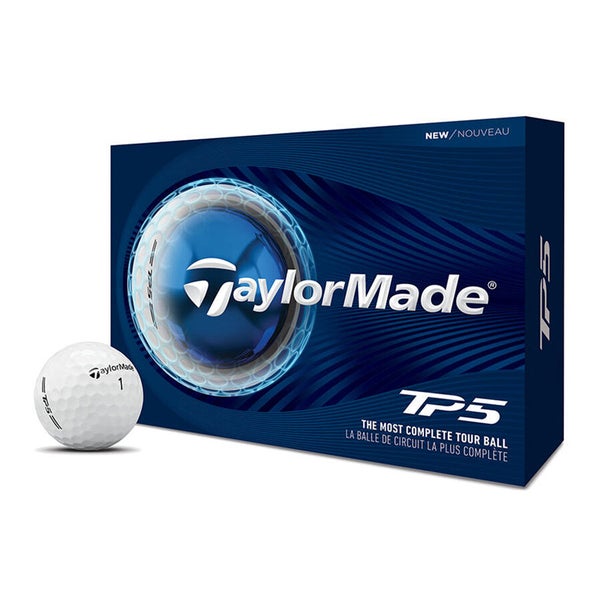 TaylorMade 2026 TP5 Golf Balls- Dozen - Yellow