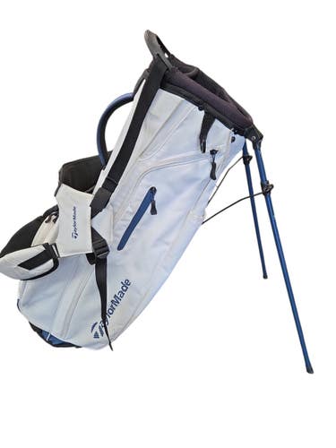 Used Taylormade FLEXTECH Mens Stand Bag White 11450-S000526192