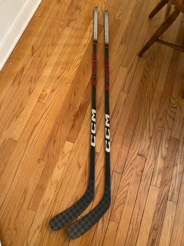 Intermediate CCM Jetspeed Ft+ Right Handed Hockey Stick P29 55 Flex Pro Stock (New - 2-pack)