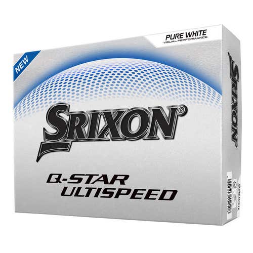 Srixon 2025 Q-Star UltriSpeed Gofl Balls- Dozen - White