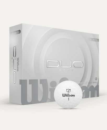 Wilson 2025 Duo Soft Golf Balls- Dozen - Yellow