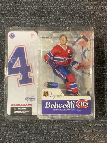 Jean Beliveau Montreal Canadiens McFarlane Figure