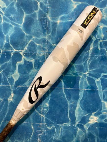 2025 Rawlings Icon Composite Bat USSSA Certified (-5) Composite 26 oz 31" (Used)