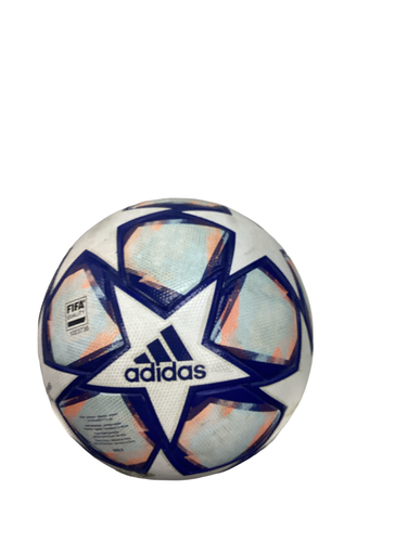 Used Adidas UEFA CHAMPIONS LEAGUE All Size Soccer Ball Clear And Royal Blue 5 11613-S000187401