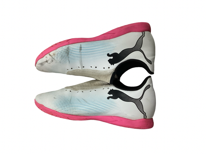 Used Puma FTR Soccer Indoor Shoes White Senior 10.5 11613-S000187376