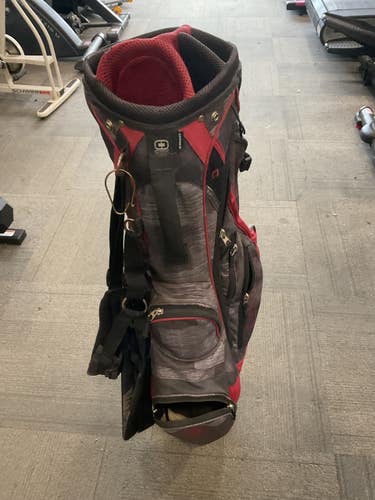 Used Ogio 8 WAY STAND BAG Mens Stand Bag Grey 11614-S000241585