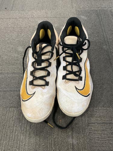 Used Nike REACT BASEBALL CLEATS BB/SB Cleats White Senior 11 11614-S000241575