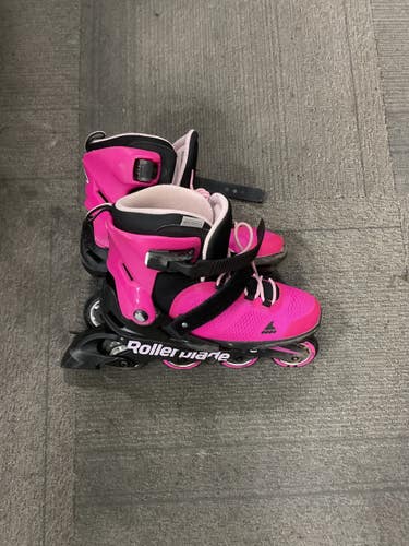 Used PINK ROLLERBLADES Senior Roller Quad Skates Pink Senior 5 11614-S000241564