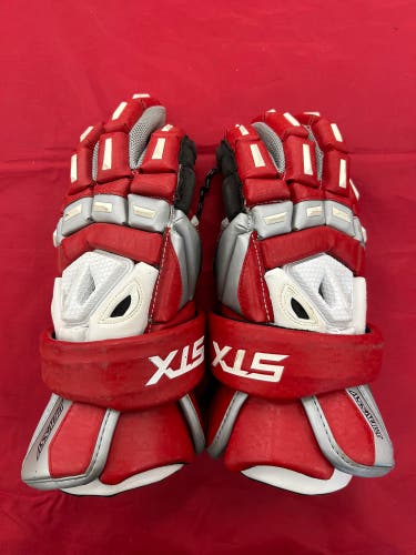 Large STX Assault Lacrosse Player Gloves