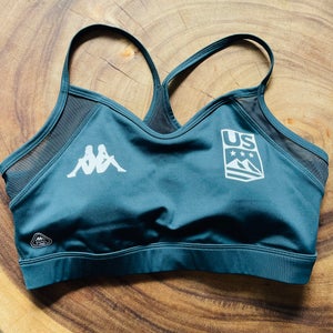 US Ski Team Kappa Green Sports Bra *New*