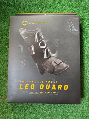 Black Senior EvoShield Leg guard Shin Guards (New)
