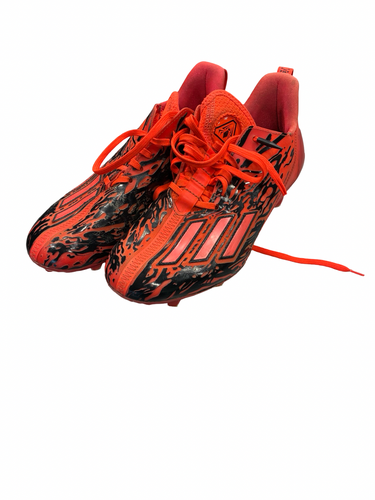 Used Adidas Adult FB Cleats Orange Senior 8 11682-S000136451