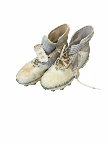 Used Under Armour UAF BB/SB Cleats White Junior 05.5 11682-S000136533
