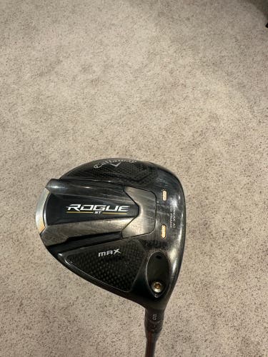Men's 2022 Callaway Rogue ST Max Right Handed Driver Stiff Flex 11 Loft Graphite Shaft 45" (Used)