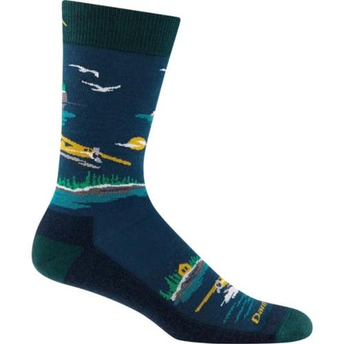 Darn Tough Vermont Men's Large Float Boat Cushion Knee High Crew Socks GBO3310
