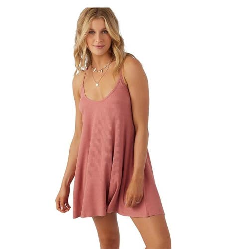 O'Neill Everette Cover Up Dress Womens XS Canyon Rose Flowy Swimwear GBO2864