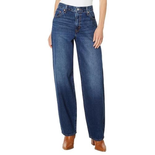 Levi's Baggy Dad Jeans Womens 27x32 Blue Denim Mid Rise Straight Leg GBO3312