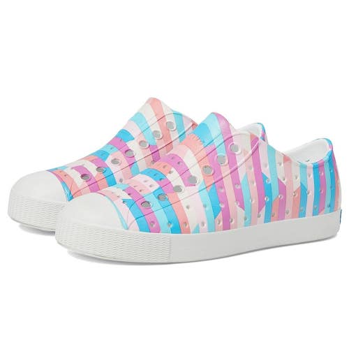 Native Shoes Jefferson Sneaker Kids 13 M Multi Striped Perforated Casual GBO3267