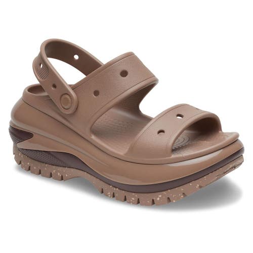 Crocs Mega Crush 207989-2Q9 Sandals Unisex M6/W8 Latte Heel Strap Shoes GBO3096