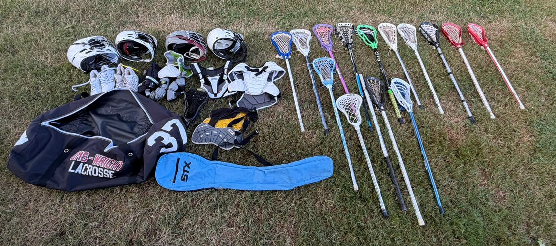 Lacrosse Act Fast Huge Bundle of Gear! First person takes all!