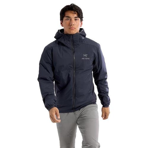 Arc'Teryx Atom Jacket Men's M Blue Full Zip Hooded Insulated Windproof GBO3352