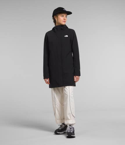 The North Face Shelbe Raschel Parka Jacket Women's Medium Black Full Zip GBO2831