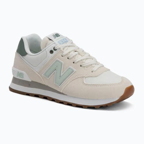 New Balance 574 WL574CGR Sneakers Womens 5.5 B Sea Salt Lifestyle Shoes ZOGG3085