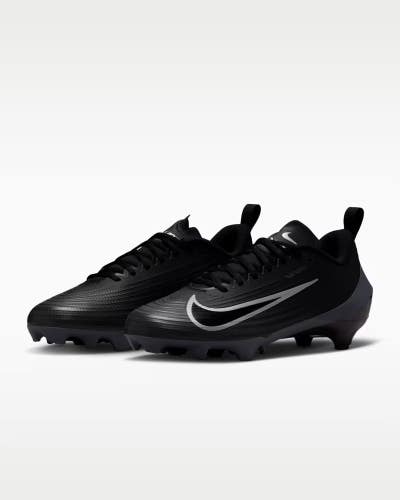 Nike Vapor Speed 3 FB3303-002 Men's Black Gray Low Top Football Cleats RHS9217