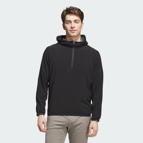 Adidas Ultimate365 Anorak Golf Jacket Men's XL Black Stretch Half Zip GBO2804