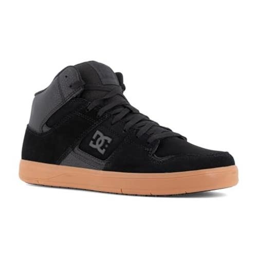 DC Cure Work DC60320 Mens US 9 Black Gum Steel Toe Slip-Resistant Shoes Hawk2905