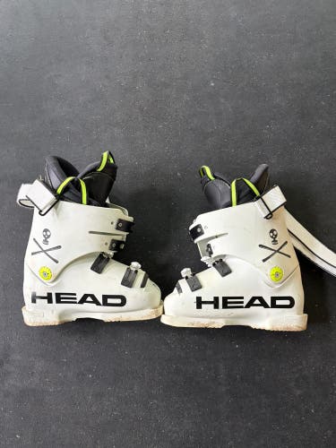 Mondo 22 & 22.5 Unisex HEAD Raptor 80 RS Ski Boots Soft Flex (Used)