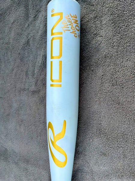 2026 Rawlings Icon Composite BBCOR Certified Bat (-3) 28 oz 31" (Used)