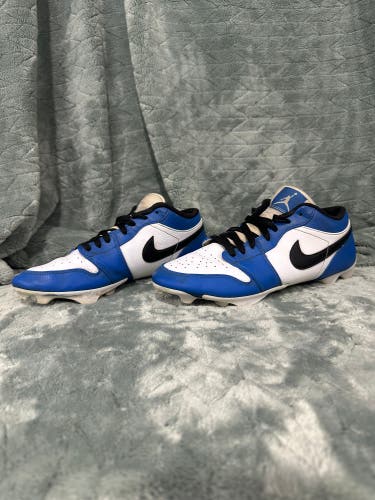 Blue Men's Size M 10.0 (W 11.0) Adult Nike Low Top Cleats Molded Cleats (Used)