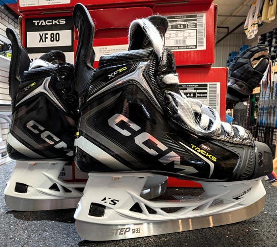 NEW CCM Tacks XF 90 Hockey Skates, Size INT 4.5 Regular Width