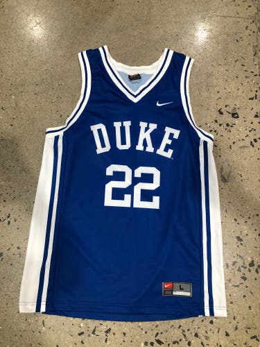 Men's Large Duke #22 Basketball Jersey