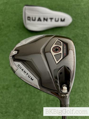 Callaway Quantum Max 10.5 Driver w Headcover / Stiff