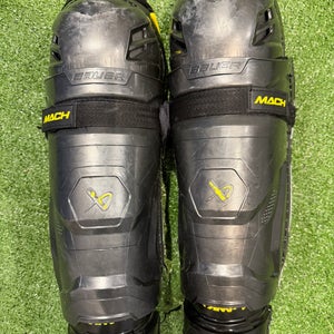 Intermediate Bauer Supreme Mach Shin Pads 14" (Used)